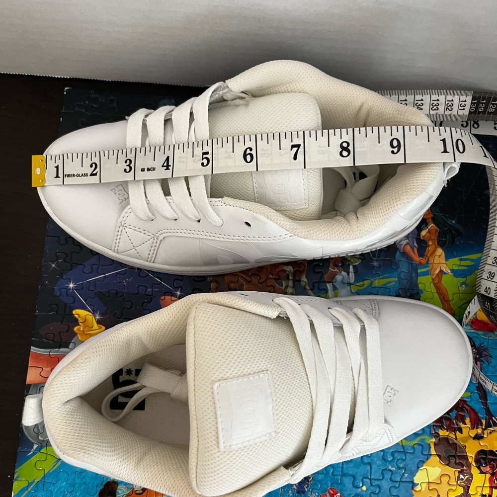 DC (NWOB) Classic White Skate Shoes-neon - Picture 8 of 11